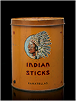 Indian Sticks cigar tin, ca. 1925